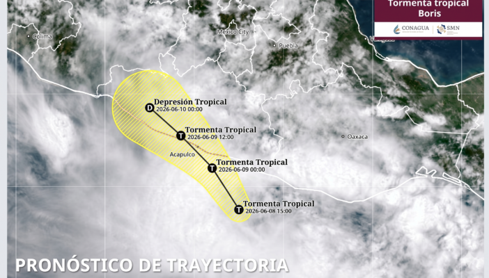 Tormenta tropical “Boris” retrasa impacto; prevén que toque tierra el martes