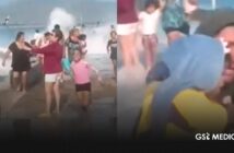Ola gigante deja ocho lesionados en el malecón de Punta Pérula