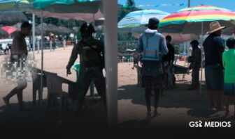 Detienen a sujeto tras desnudarse en la playa de Rincón de Guayabitos
