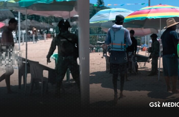 Detienen a sujeto tras desnudarse en la playa de Rincón de Guayabitos