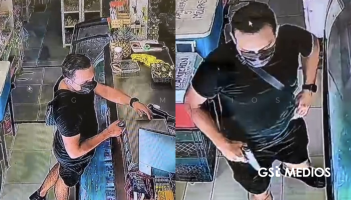 Delincuente armado despoja de efectivo a tienda de abarrotes en Ixtapa