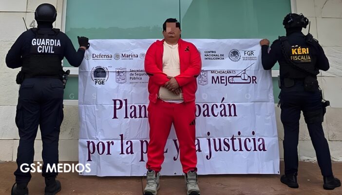 Detienen a presunto líder del Cártel Altosolano en Morelia; lo identifican como “El Sierra 1”