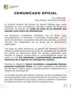 Comunicado oficial