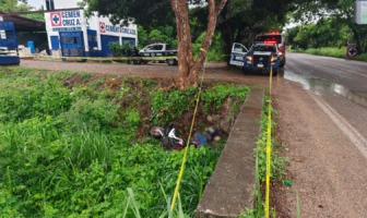 Fallece motociclista tras salirse de la vía en la carretera 544