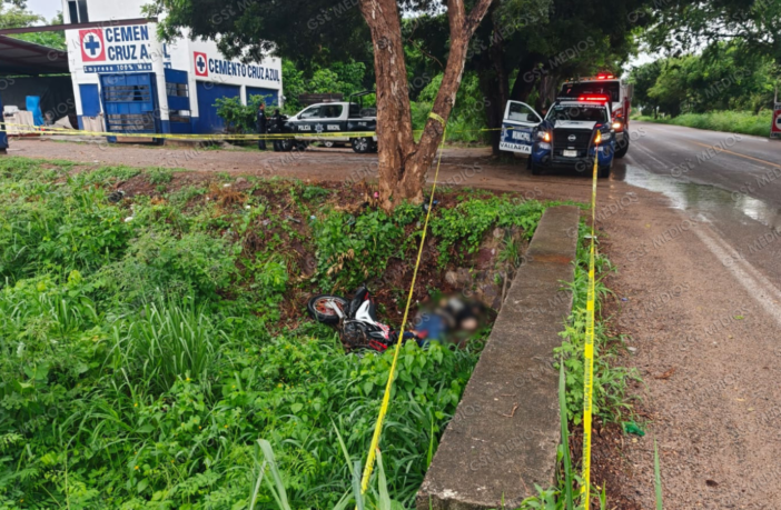 Fallece motociclista tras salirse de la vía en la carretera 544