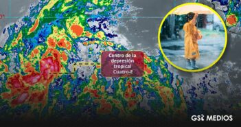 Se forma la depresión tropical “Cuatro-E” en el Pacífico; prevén que evolucione a tormenta “Douglas”