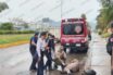 Motociclista lesionado tras derrapar frente al hotel Buenaventura