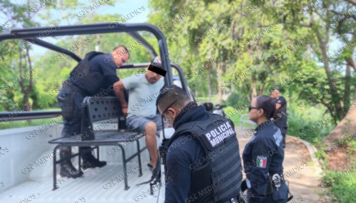 Detienen a sujeto por presunto exhibicionismo y acoso en el Parque Lineal