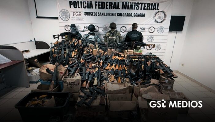 Decomisan más de 80 armas largas y casi 275 mil cartuchos en Sonora