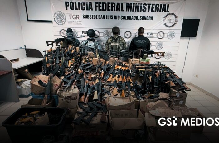 Decomisan más de 80 armas largas y casi 275 mil cartuchos en Sonora