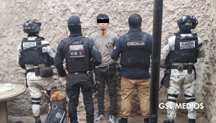 Detienen a hombre tras cateo en presunto punto de venta de sustancias en Guadalajara