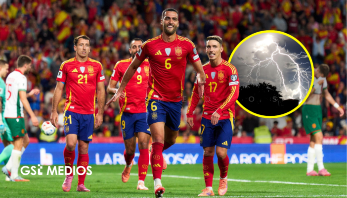 España suspende entrenamiento por tormenta a un día de la final contra Argentina
