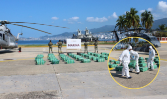 SEMAR asegura 1.9 toneladas de droga frente a costas de Guerrero