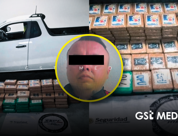 Decomisan 217 kilos de droga ocultos en una camioneta sobre la carretera México-Cuernavaca
