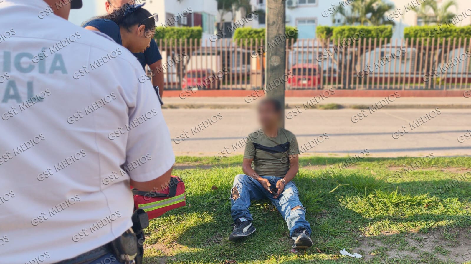 Motociclista huye tras atropellar a un hombre en la avenida Prisciliano Sánchez