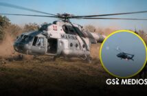 Falla helicóptero de la Armada de México en Tamazula de Gordiano