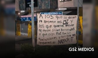 Colocan 'narcomantas' en varios puntos de Nayarit