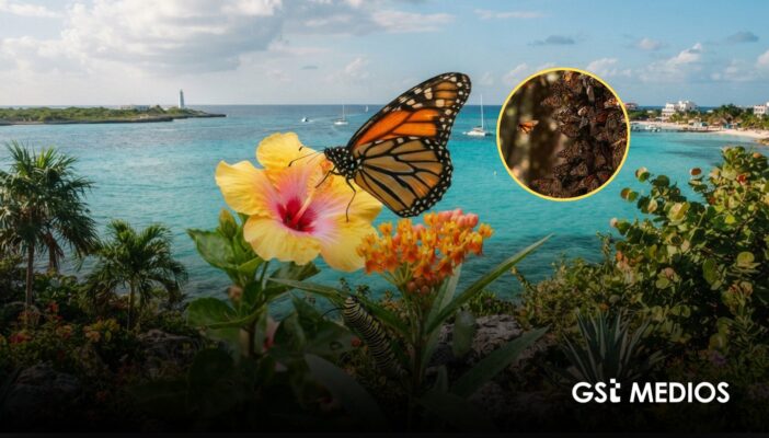 La mariposa monarca encuentra un nuevo hogar en Quintana Roo