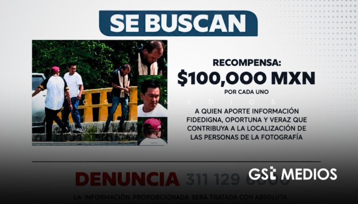 Fiscalía de Nayarit ofrece recompensa para localizar a personas buscadas