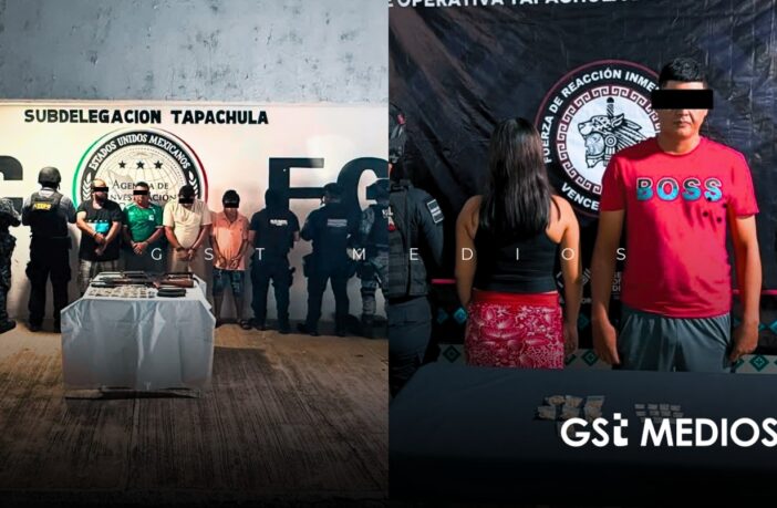 Operativos en Chiapas dejan ocho detenidos, entre ellos un presunto narco de Guatemala