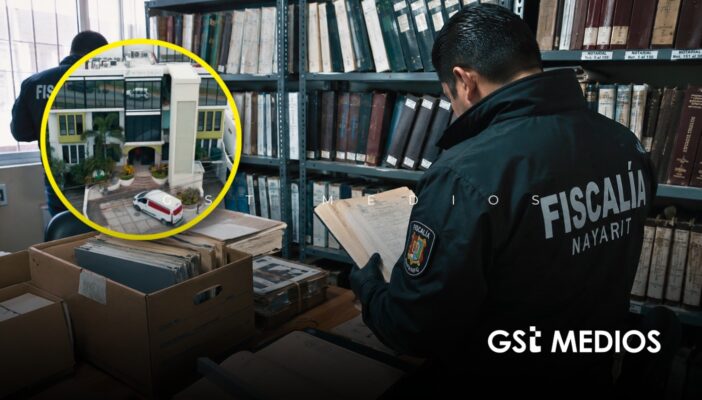 Cateo en notaría de Bucerías deja documentación bajo resguardo de la Fiscalía