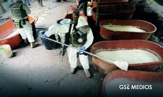 Desmantelan narcolaboratorio en Michoacán y aseguran casi 2 toneladas de droga