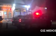 Jóvenes rocían con extintor a patrullas en Puerto Vallarta