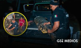 Tras operativo capturan a cocodrilo en la zona de Las Mojoneras
