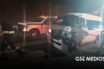 Accidente en el túnel grande de Vallarta deja a un conductor prensado
