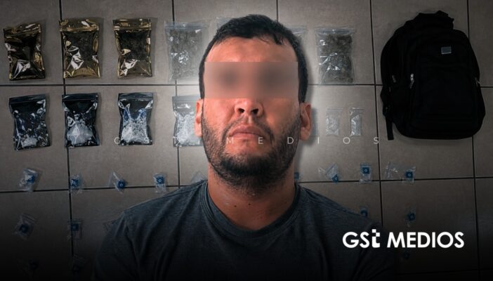 Detienen a presunto vendedor de droga en la colonia Centro de Tepic
