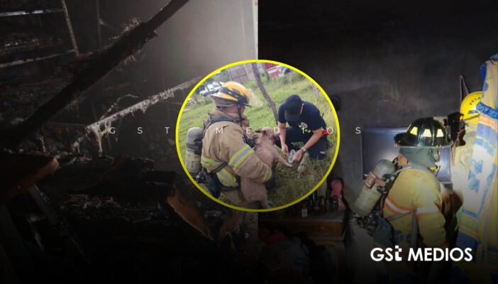 Incendio en vivienda de Villas Universidad moviliza a Bomberos de Puerto Vallarta