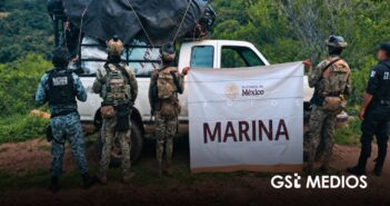 Aseguran 400 kilos de marihuana, armas y vehículos en La Yesca