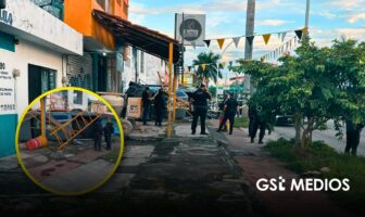 Persecución, balazos y volcadura sobre el bulevar Tepic-Xalisco