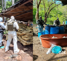 Desmantelan cuatro laboratorios clandestinos de drogas sintéticas en Michoacán y Guerrero