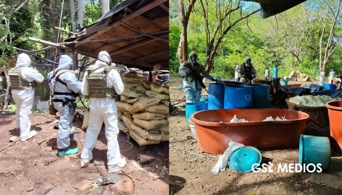 Desmantelan cuatro laboratorios clandestinos de drogas sintéticas en Michoacán y Guerrero