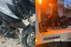 Aseguran motocicleta con placas de otra unidad en colonia Lázaro Cárdenas