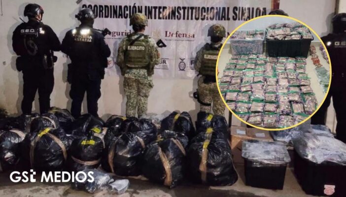 Aseguran en Mazatlán más de 2 mil productos con droga, además de 35 mil cigarrillos