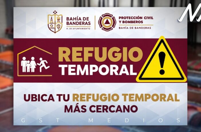 Bahía de Banderas prepara 18 refugios temporales ante el huracán Simón