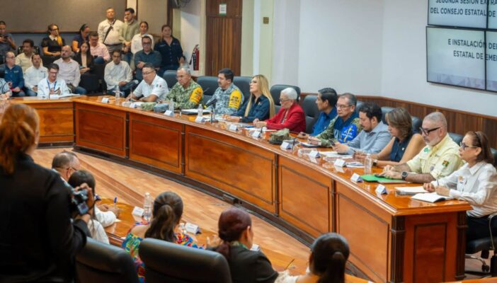 Nayarit instala Consejo Estatal de Emergencia ante el huracán Simón