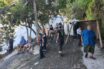 Camioneta termina volcando en la colonia 5 de Diciembre; reportan lesionados