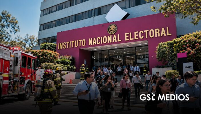 Desalojan instalaciones centrales del INE por fuga de combustible
