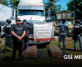 Aseguran 171 kilos de droga ocultos en un tractocamión en Chiapas
