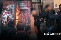 Protesta por el agua en Guadalajara acaba en fuego y 5 encapuchados detenidos