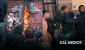 Protesta por el agua en Guadalajara acaba en fuego y 5 encapuchados detenidos
