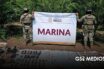 1.5 toneladas de marihuana y más de 20 mil cartuchos fueron decomisados por la Marina