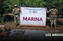1.5 toneladas de marihuana y más de 20 mil cartuchos fueron decomisados por la Marina
