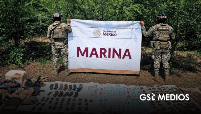 1.5 toneladas de marihuana y más de 20 mil cartuchos fueron decomisados por la Marina