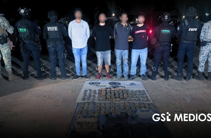Cuatro detenidos en Huanímaro tras operativo de seguridad