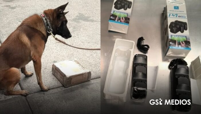 AICM: Espartacus detecta droga oculta en controles de videojuegos