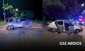 Adolescente choca contra un árbol en Las Juntas; viajaba con otros cinco adolescentes